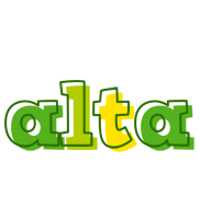 Alta juice logo