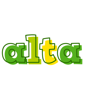 Alta juice logo
