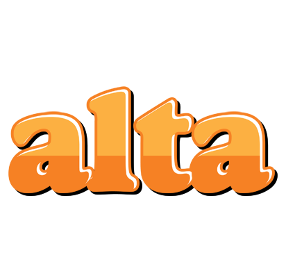 Alta orange logo