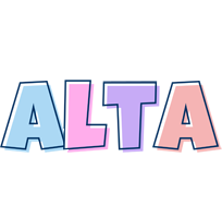 Alta pastel logo