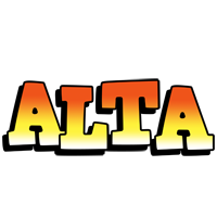 Alta sunset logo