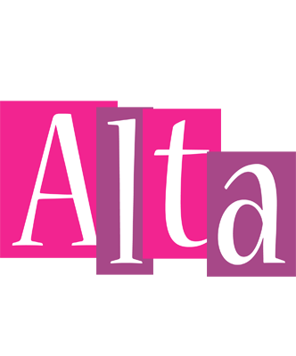 Alta whine logo