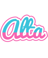 Alta woman logo