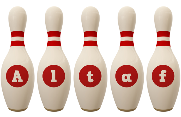 Altaf bowling-pin logo