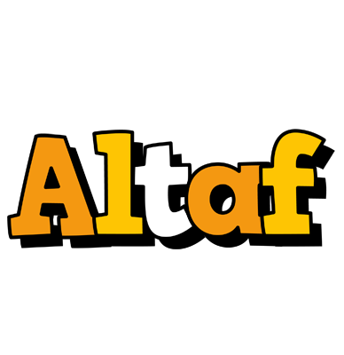 Altaf cartoon logo
