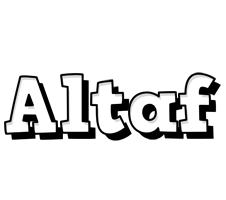 Altaf snowing logo