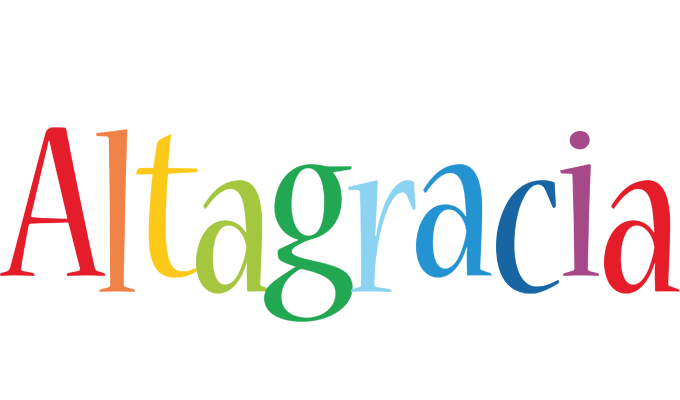 Altagracia birthday logo