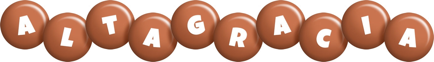 Altagracia candy-brown logo