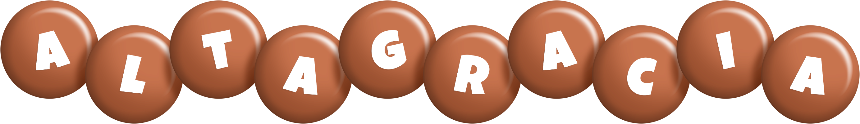 Altagracia candy-brown logo