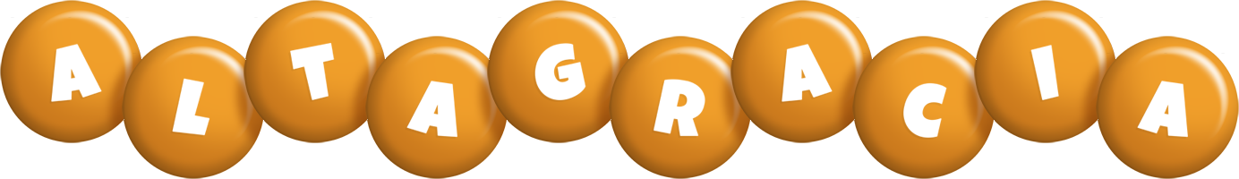 Altagracia candy-orange logo