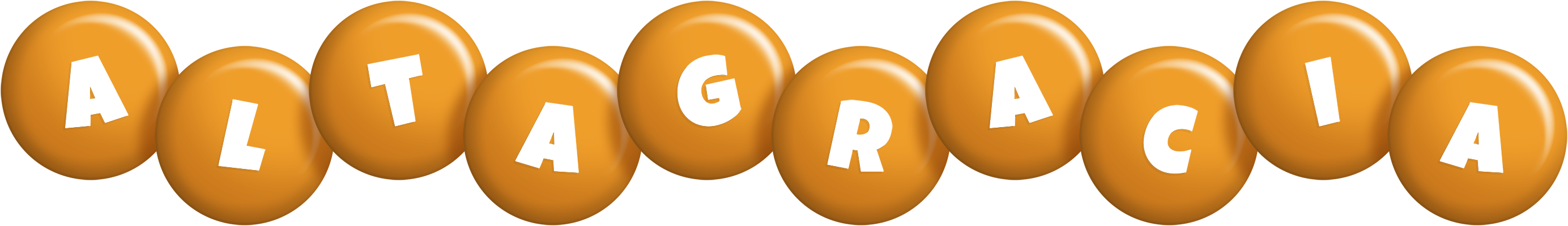Altagracia candy-orange logo