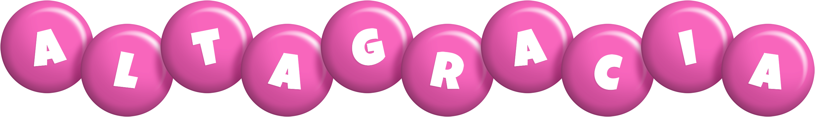 Altagracia candy-pink logo