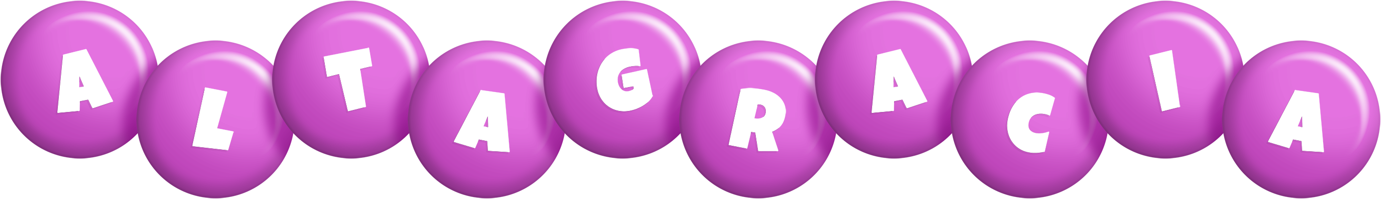 Altagracia candy-purple logo
