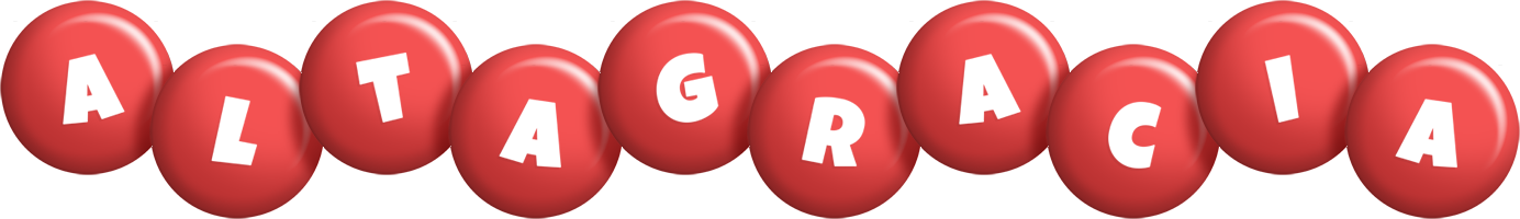 Altagracia candy-red logo