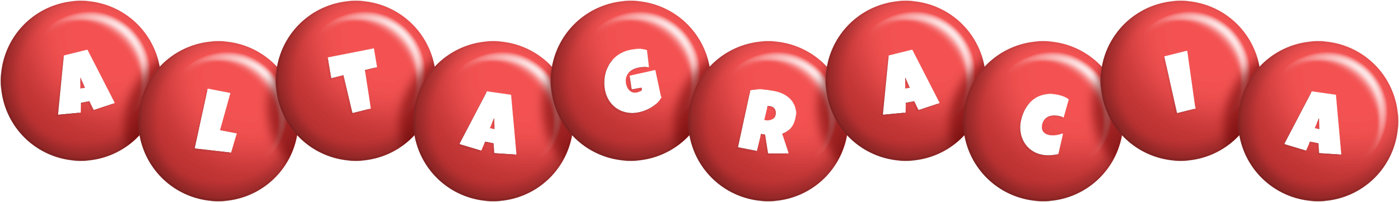 Altagracia candy-red logo