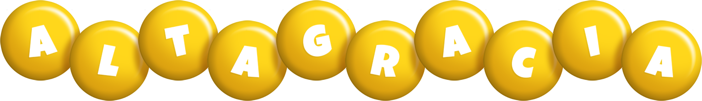 Altagracia candy-yellow logo