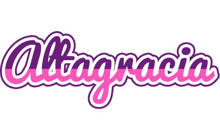 Altagracia cheerful logo