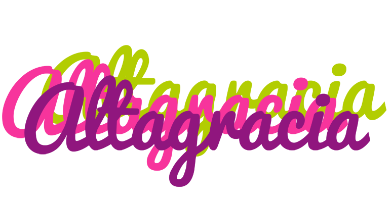 Altagracia flowers logo