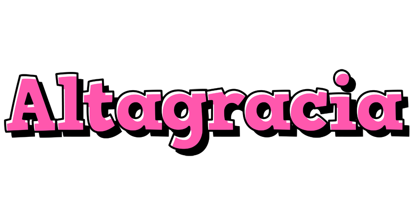 Altagracia girlish logo