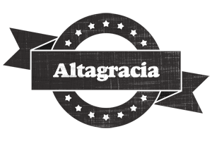 Altagracia grunge logo