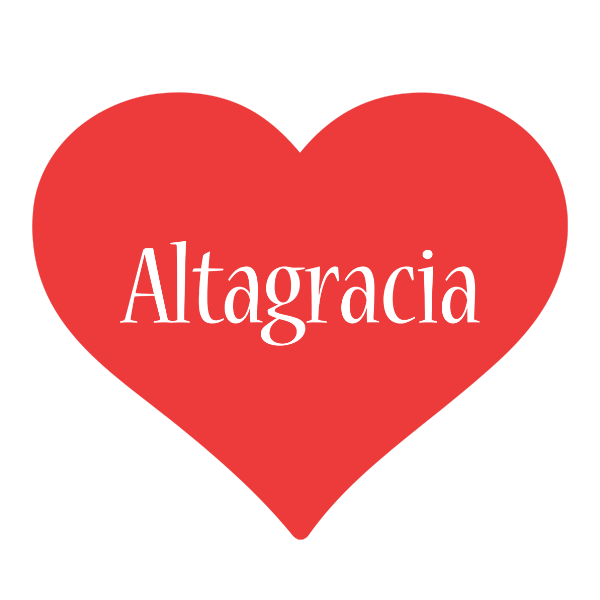 Altagracia love logo