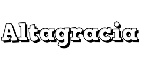 Altagracia snowing logo