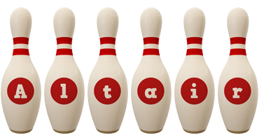 Altair bowling-pin logo