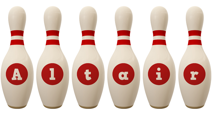 Altair bowling-pin logo
