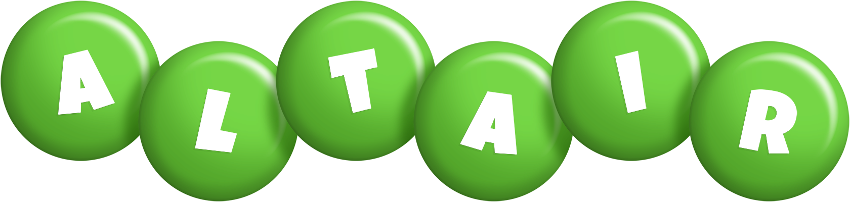 Altair candy-green logo