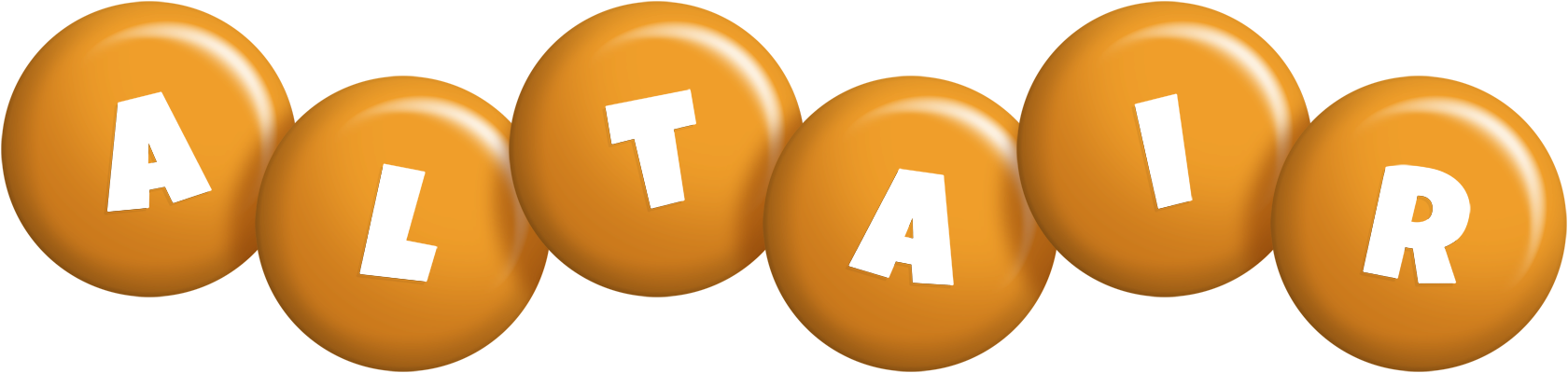 Altair candy-orange logo