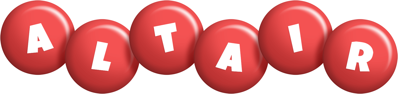 Altair candy-red logo