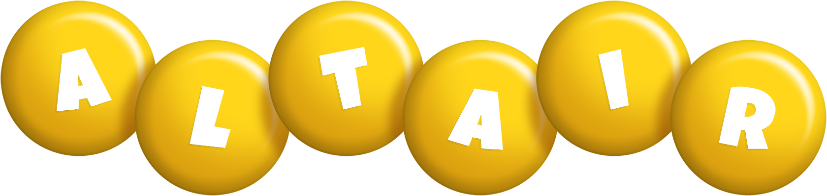 Altair candy-yellow logo