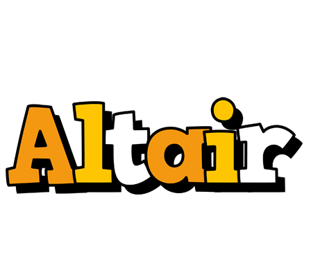 Altair cartoon logo