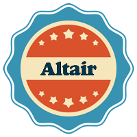 Altair labels logo