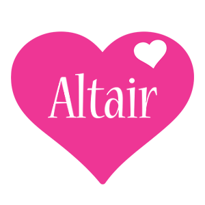 Altair love-heart logo