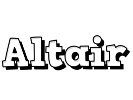 Altair snowing logo