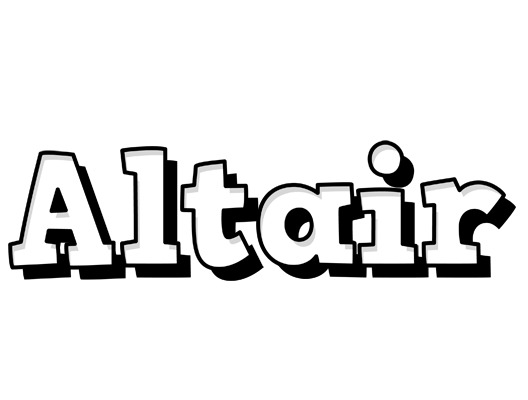 Altair snowing logo