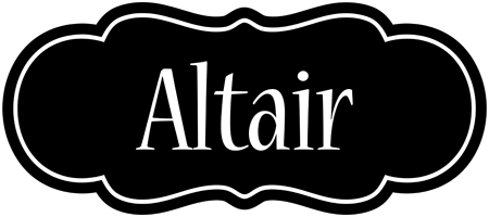 Altair welcome logo