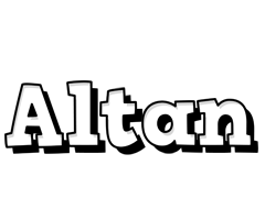 Altan snowing logo