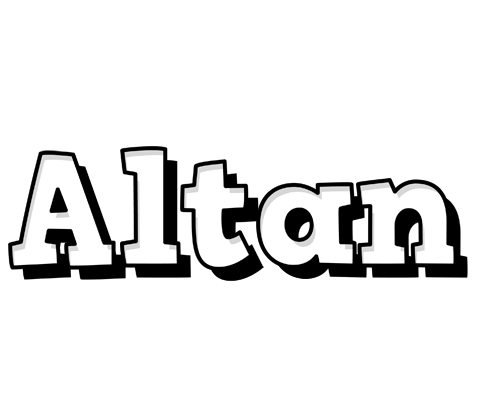 Altan snowing logo