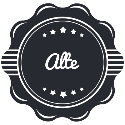Alte badge logo