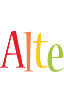 Alte birthday logo