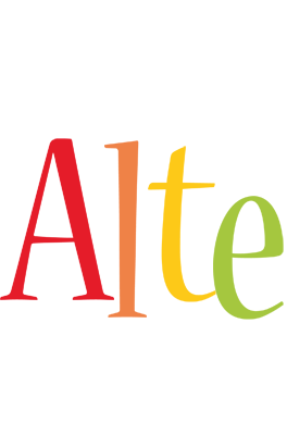 Alte birthday logo