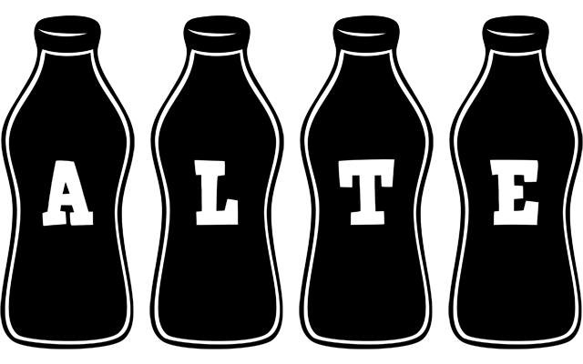 Alte bottle logo