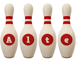 Alte bowling-pin logo