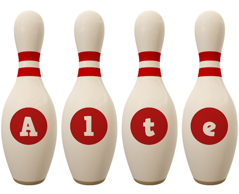 Alte bowling-pin logo