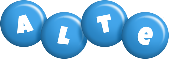 Alte candy-blue logo