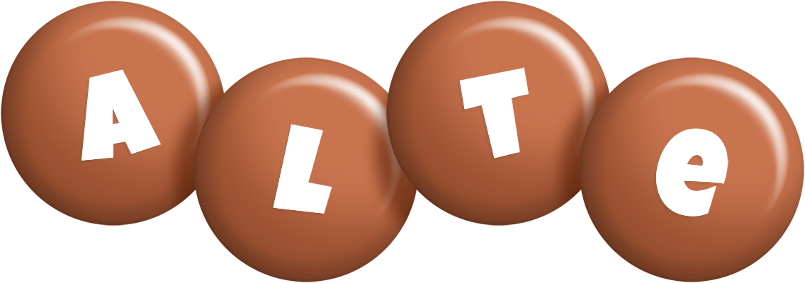 Alte candy-brown logo