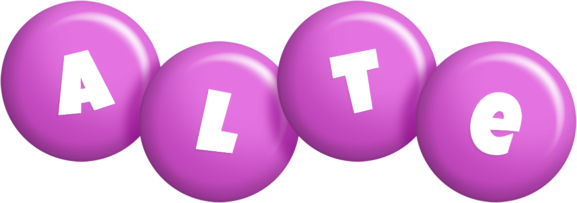 Alte candy-purple logo
