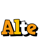 Alte cartoon logo